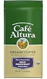 Cafe Altura Whole Bean Organic Coffee, French Roast Decaf, 2 lb Bag