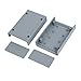 Aexit 100mmx66mmx38mm ABS Package Tool Storage and Management Plastic Electronic Project Junction Box Enclosure Case Model:60as241qo367
