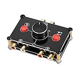 Lautstärkeregelung; Ein Schlüssel zum Stummschalten; A / B-Umschalter zur Auswahl der gewünschten Geräte; Super kleine Größe; Alles in einem