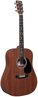 Martin Guitar X Series D-X1E Acoustic-Electric Guitar with Gig Bag, KOA Pattern High-Pressure Laminate, D-14 Fret, Performing Artist Neck Shape