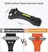 KLSKKJ Car Safety Hammer 4 Pack, Car Window Glass Breaker and Seat Belt Cutter Auto Emergency Escape Tool with Light Reflective Tape for Family Rescue, Life Saving Survival Kit