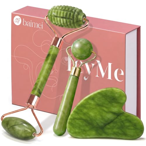 BAIMEI IcyMe Gua Sha & Jade Face Roller