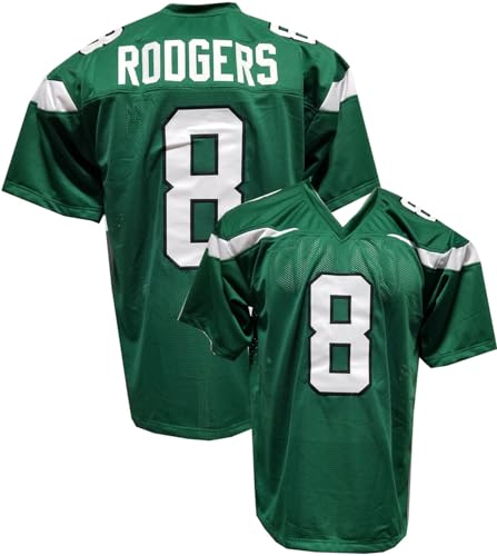 Generic Custom Stitched Rodgers Youth Green Jersey Size Youth XL