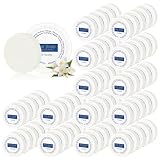 SLequipo Mini-Seifenriegel, einzeln verpackt, rund, 20 ml, Reiseseife, kleine Hotelseifen...