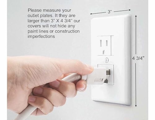 image for 6-Pack Safety Innovations Self-Closing Outlet Covers (For Center Screw