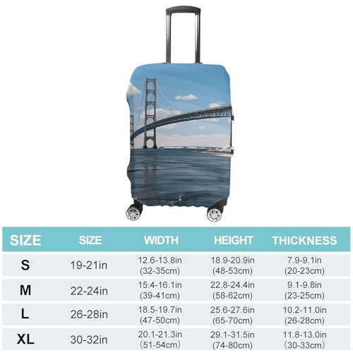 Housse de valise Mackinac taille S pour bagage de 48,3 à 81,3 cm lavable - 2