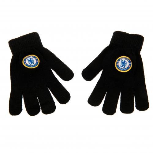 Gants Chelsea FC football junior tricot bleu accessoire sport