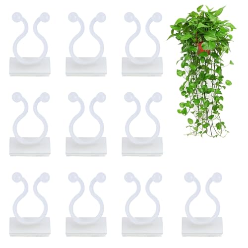 VANZACK 120 Stück Kunststoff Pflanzenclips Für Gartensetzlinge Orchideen Clips Stabile Gartenklammern Pflanzstäbe Halterungen Für Rankpflanzen Und Blumen
