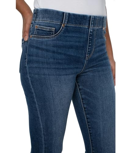 Liverpool Los Angeles Chloe Pull-On Crop Skinny with Rolled Cuff in Fowler Fowler 44