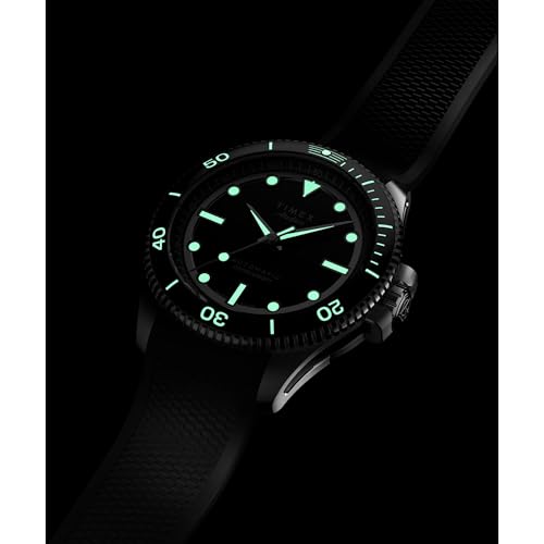 Image of TIMEX Atelier Black Round Dial Mechanical Automatic Men's Watch - TW2Y726004A