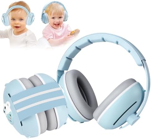 Cascos Antiruido Bebé 2 en 1, Protectores Auditivos para Bebés y ...