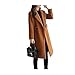 Produktbild U/A Winter Kleidung Wollmantel Gürtel Slim Frauen Mantel Koreanisch Herbst Weibliche Wollmantel Zweireihig Gr. XXX-Large, braun