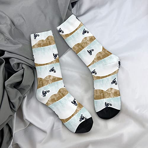 Motocross Dirt Bike - Men Women Novelty Comfort Casual Ankle Crew Socks Long Crazy Socks Dress Socks Athletic Tube Stockings - Breathable #TOP4