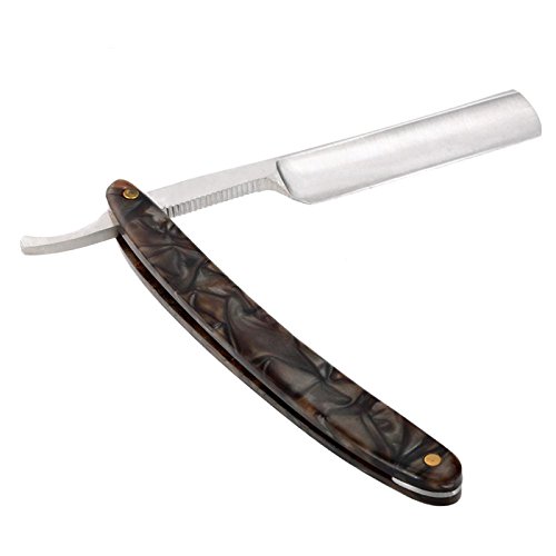 Navaja Barbera de Afeitar con Hoja de Acero al CARBONO y Mango Acrilico 4692