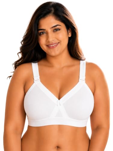 Image of SONA Women's Super Fit Cotton Full Coverage Non-Padded Non-Wired Everyday Bra - Full Support -(Pack of 1)