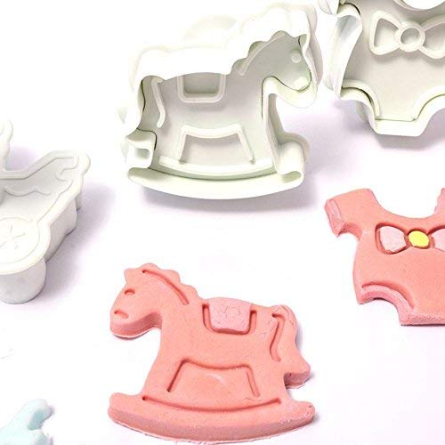 Yolli Fondente Stantuffo Set 4 Pezzi Baby Shower