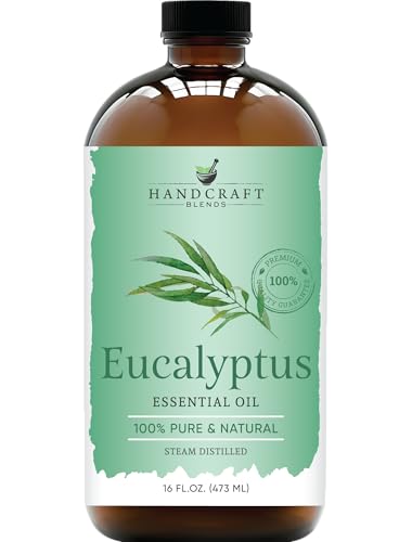 Handcraft Blends Eucalyptus Essential Oil in Glass Bottle &ndash; Huge 16 Fl Oz &ndash; 100% Pure and...