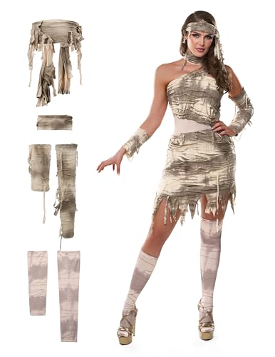 Spooktacular Creations Halloween Mummy Costume Women, Mystical Mummy Costume Adult