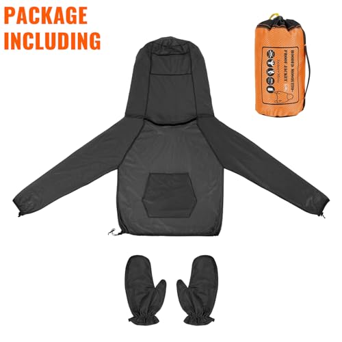 Chaqueta Mosquitera para Hombre y Mujer, 2 Piezas con Guantes miniatura 6