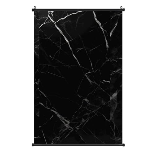 Impression sur toile marbre noir tableau mural haut de gamme pour salon