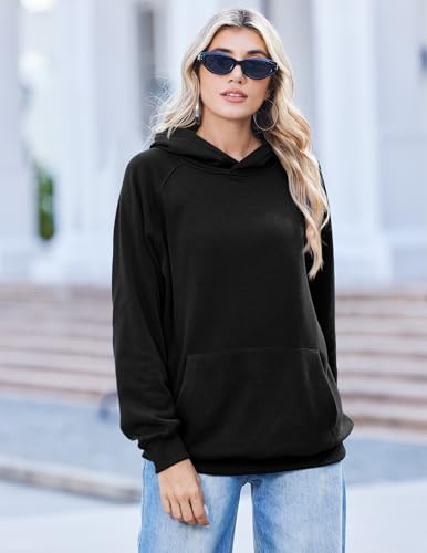 Zeagoo Womens Fleece Hoodies Soft Midweight Casual Hooded Sweatshirts Y2K Fall Winter Pullover Tops Kangaroo Pocket - Image 4