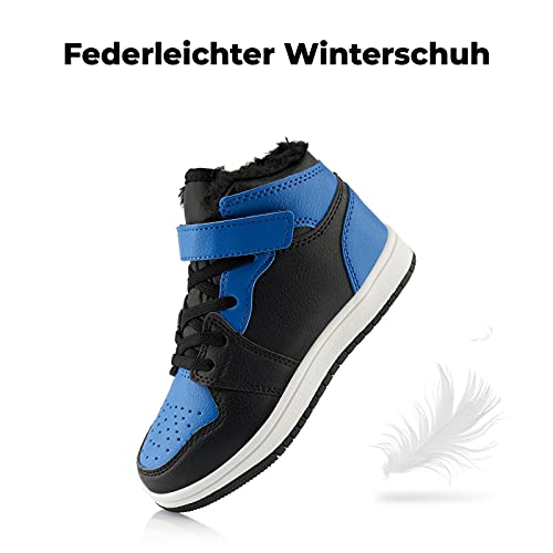 Fusskleidung® Kinder Winterschuhe warm gefütterte Turnschuhe - Image 4