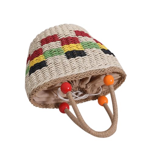 Sac femme bandoulière tressé sac main été plage décontracté pour voyage