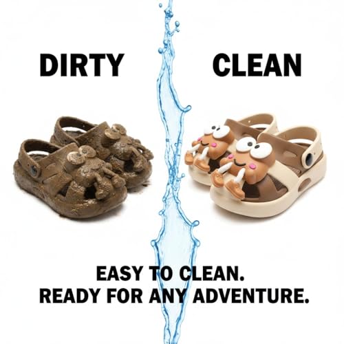 Image of GLJ Unisex Kids Comfort Sandal for Kid Boy & Girl, Age 1-5 Years, 1150