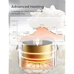 COMFEE' Rice Cooker 12 Cups Cooked/6 Cups Uncooked, Portable Non-Stick Rice Maker, Japanese Rice Cooker with Fuzzy Logic Technology, 24-Hour Timer Delay, 11 Presets, Steamer, Fast Cooker, Grain Cooker, Black - Image 5