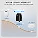 Gasbye Dual Hose Portable Air Conditioner, [2026 Upgraded] Full DC Inverter Compressor, Energy-Saving 13.6 CEER, Low Noise (45dB), Cools Room up to 500 Sq.Ft., Backlit Remote Control, 14,000BTU, Black