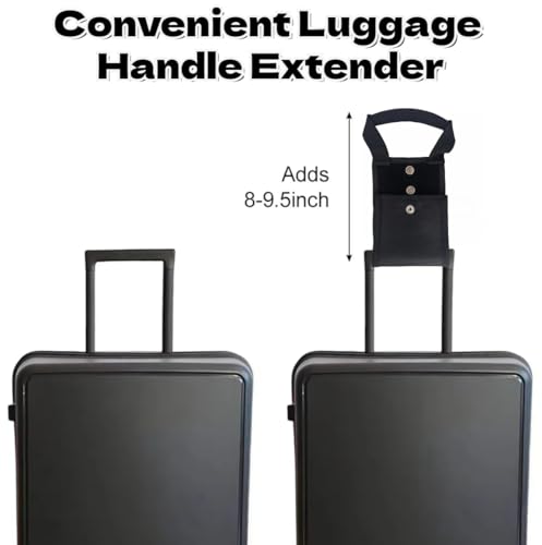 Image of 9.5in Luggage Handle Extender,Strong Handle Extension for Suitcase and Carry On,Convenient Lengthen Luggage Handle (1)