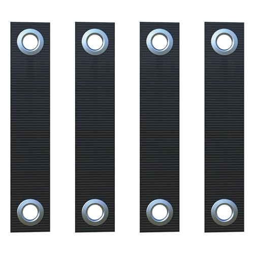 (4-Pack) Vortex Tie Down Strap for Ground Anchors with 15-3/4