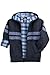 X RAY Boys (6-12) Full Zip Fleece Blue Flannel Lining Sweater with Hood, Kids Knit Sweater for Spring, Fall and Winter L -Navy/Dark Blue Marbled-L