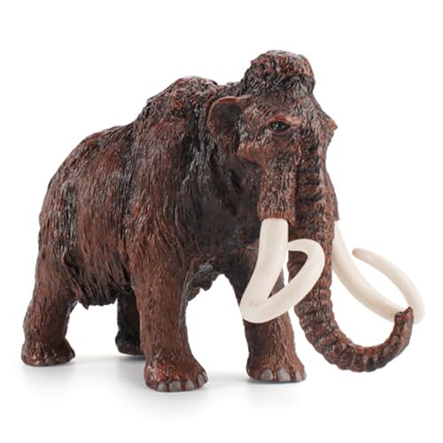 Whyzsjnclg Jouet de mammouth, Figurine de mammouth, Jouet réaliste 8 x 5 Pouces, Figurine d'éléphant Antique en PVC Artificiel, Ornement d'éléphant éducatif et décoratif, Statue