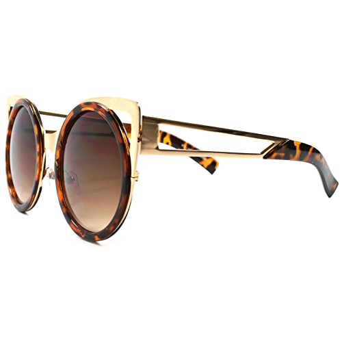 KISS Designer Fashion Stylish Sexy Womens Round Lens Cat Eye Sunglasses