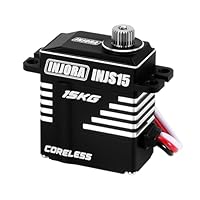 INJORA INJS15 15KG Kernloser Mikroservo mit Hohem Drehmoment für 1/18 1/24 RC Crawler Upgrade