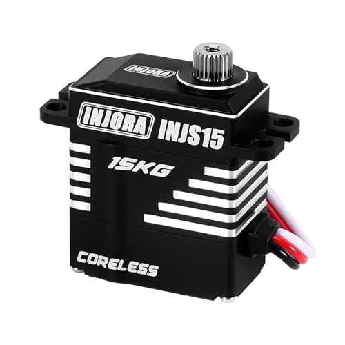 INJORA INJS15 15KG Kernloser Mikroservo mit Hohem Drehmoment für 1/18 1/24 RC Crawler Upgrade