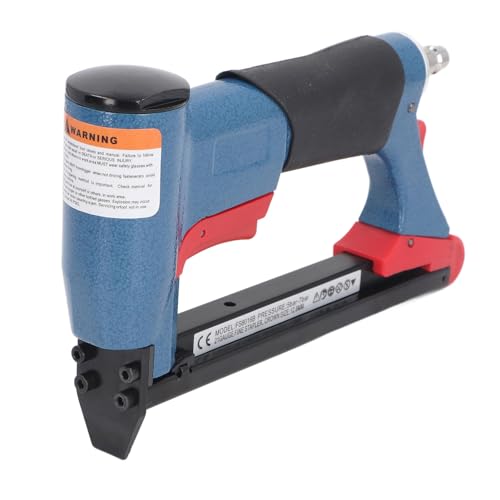 Pistola Grapadora Neumática, Grapas de Tapicería Calibre 21 para Grapas de 1/4 a 5/8Pulgadas,Capacidad de 140 Clavos, Clavadoras Neumáticas para Carpintería, Proyectos de Bricolaje