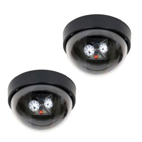 Videosecu 2 Dummy Fake Imitation Dome Security Cameras With Flashing Light Led Home Cctv Simulated Surveillance Cameras 1Rm #TOP23