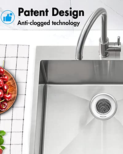 Wokdada LW002 Sink Drain Strainer, Reversible Easy Clean Mesh Sink Strainer With 304 Stainless Steel, Wokdada Revolutionary Anti-Rust Large Kitchen Sink Strainer Food Catcher thumb #8