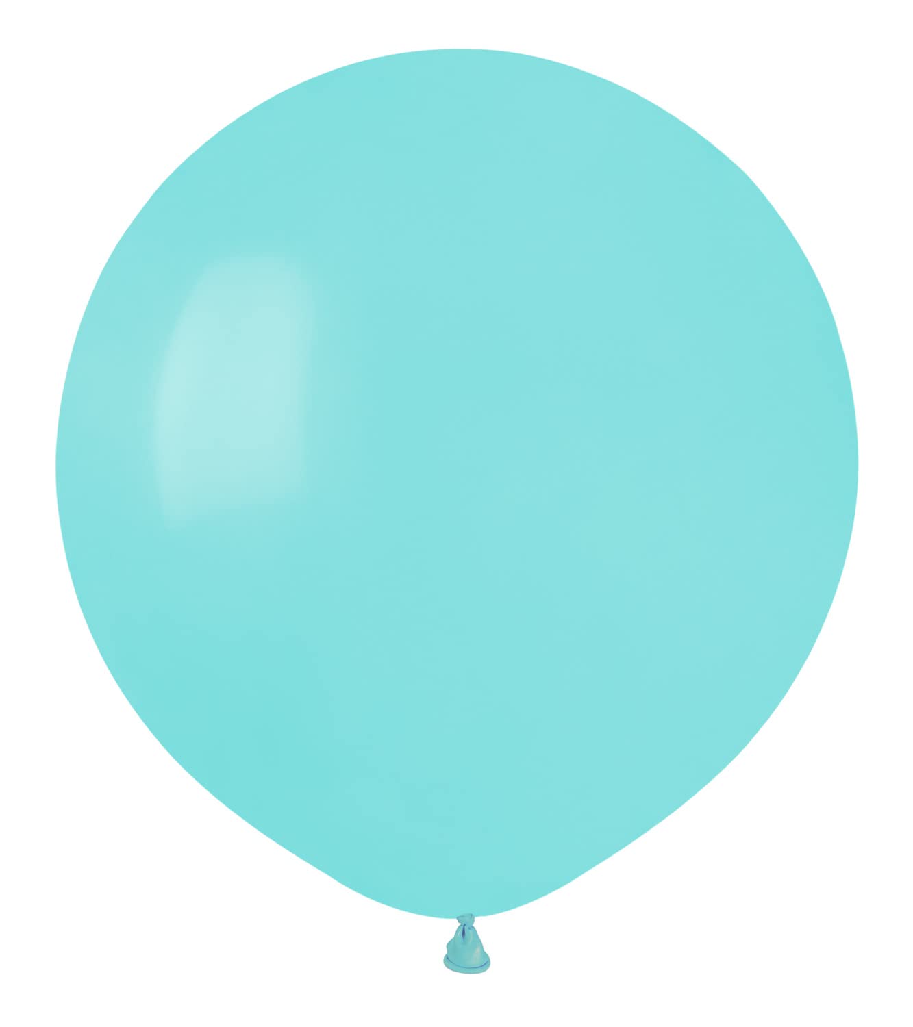 Pack 25 balloons in natural latex Premium Quality G150 (Ø 48cm / 19"), pastel light blue