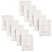 Luvable Friends 10 Piece Flatfold Cloth Diapers, White, One Size