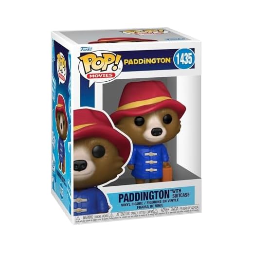 Funko Pop! Movies: Paddington - Paddington with Case - Paddington Movie - Figura de Vinilo Coleccionable - Idea de Regalo- Mercancia Oficial - Juguetes para Niños y Adultos - Movies Fans