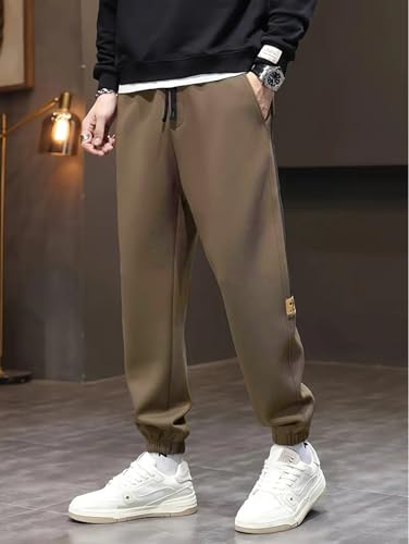 Image of Lymio Track Pant for Men || Regular Fit || Track Pants || Lycra Full Elastic Jogger Track Pant (Available in Combo Packs) (TP-36-38)