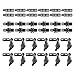 24Pcs Intake & Exhaust Lifters with Rocker Arms Compatible with Dodge Challenger Charger Durango Journey for Jeep Grand Cherokee Wrangler for Chrysler Pacifica with Ram 1500 3.6L 2016-2024