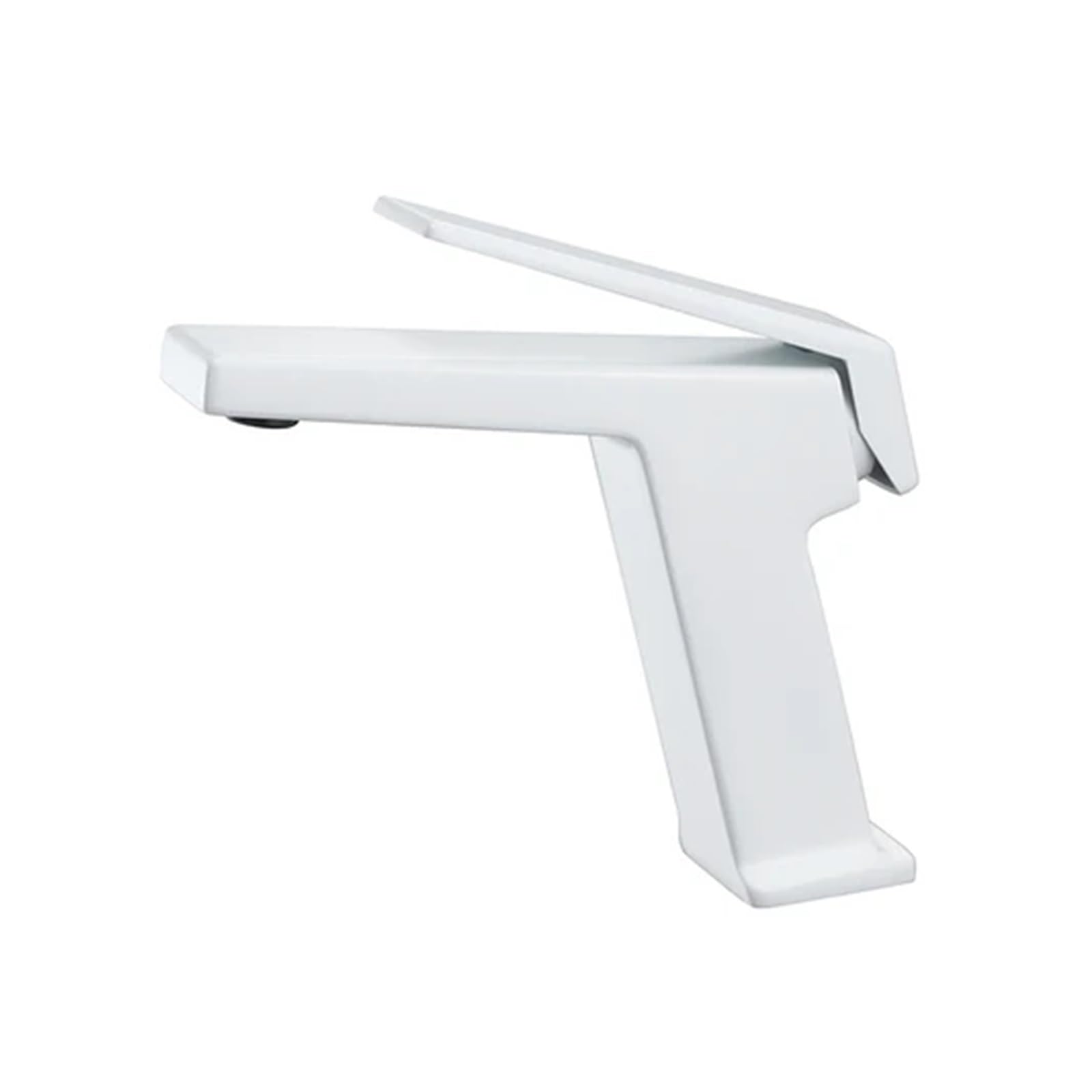 Robinet de lavabo chaud et froid en laiton massif blanc SLT224