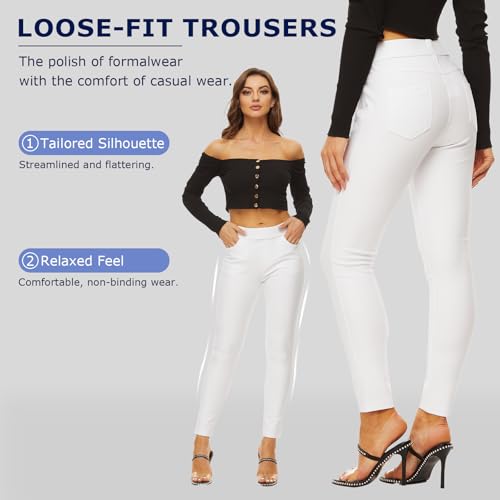Image of Ginasy Dress Pants for Women, Pull-On Business Casual Leggings