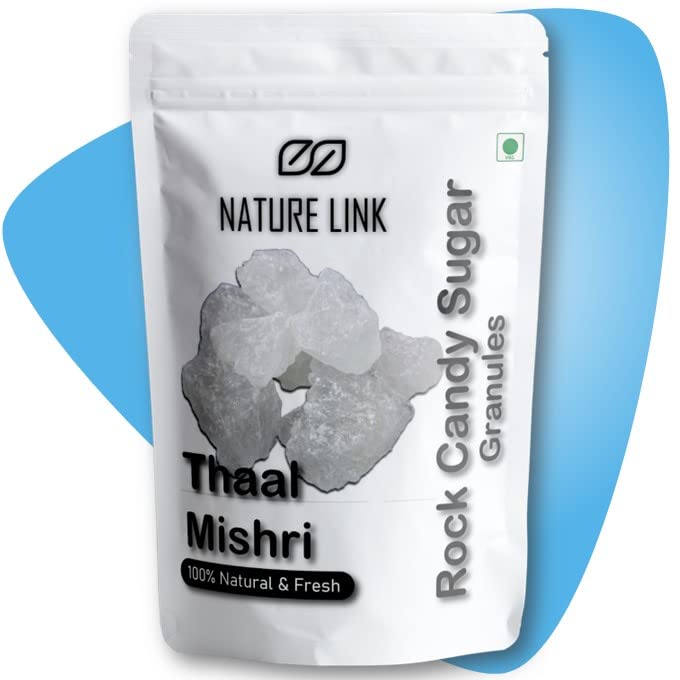 Nature Link Thaal Mishri | Misri Rock Sugar Candy Granules (Organic Pure Natural) 900g