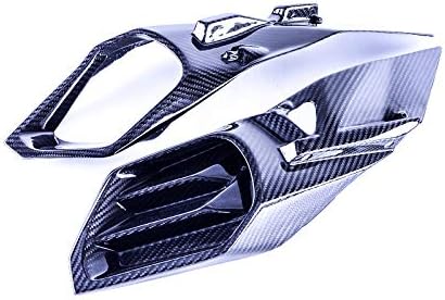 Bestem Carbon Fiber Upper Front Nose Air Intake Ram Fairing Cowling for 2015-2018 Ninja H2