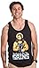 Hallowed Be Thy Gains | Funny Muscle Jesus Weight Lifting Workout Humor Tank Top-(Adult,XL) Black